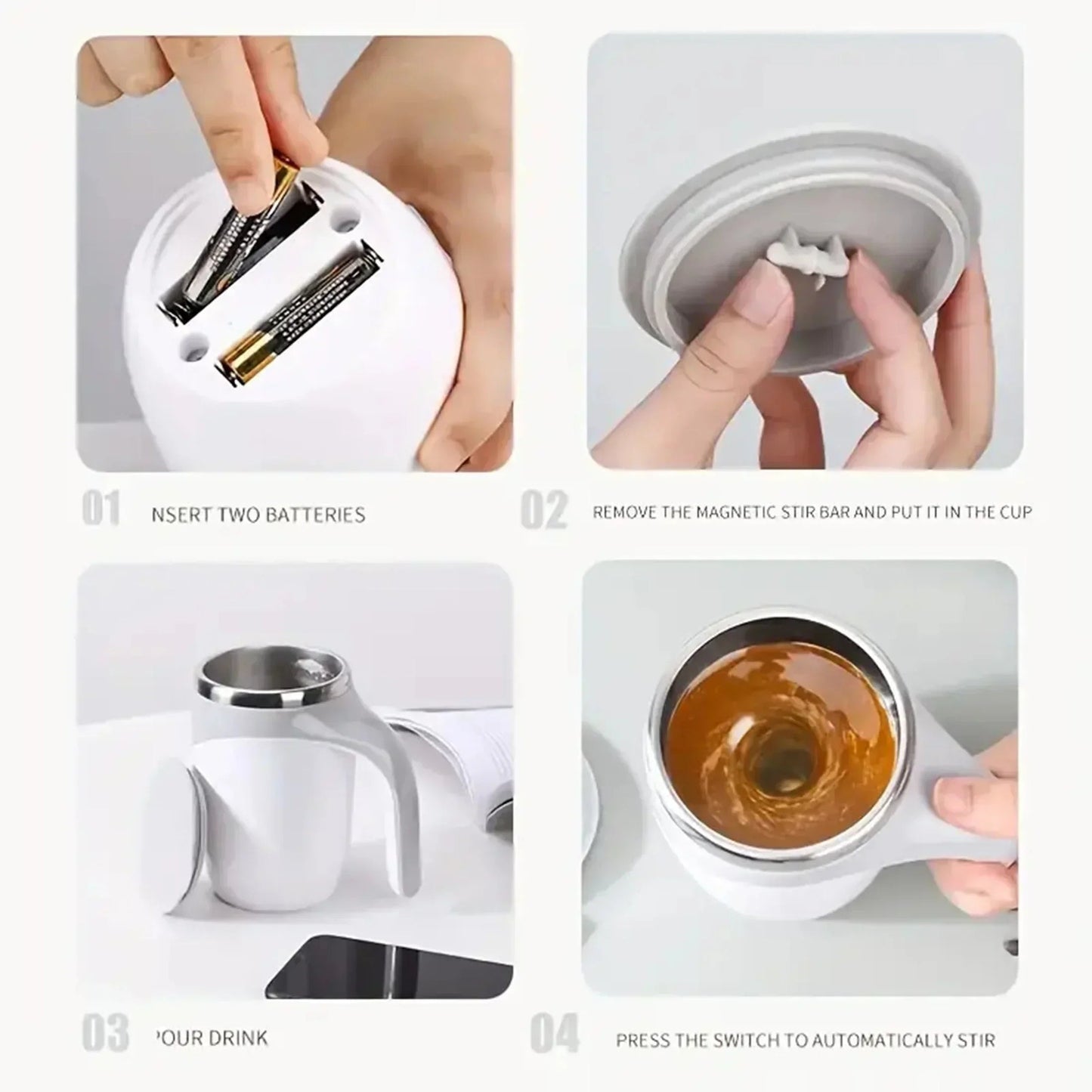 Rechargeable Electric Magnetic Stirring Cup